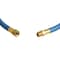 Continental 1/2" x 100' Blue EPDM Rubber Air Hose, 300 PSI, 1/2" MNPT x FNPSM HZU05030-100-31 - alternate 2